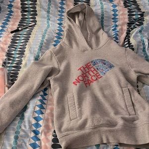 The North Face grey hoodie